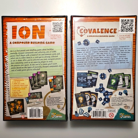 Genius Games ION + COVALENCE Games Set of 2 - Picture 2 of 16